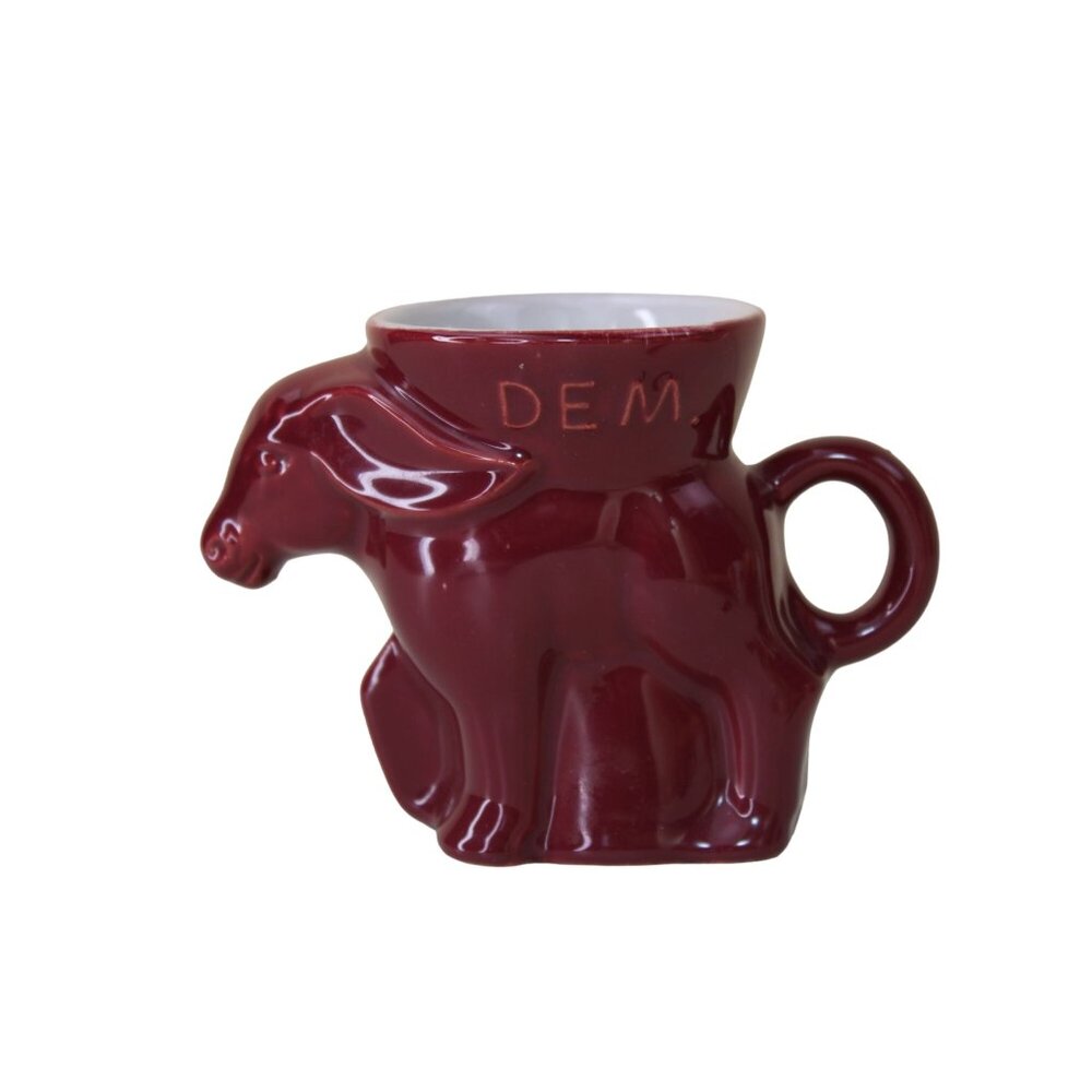 Frankoma 1984 Democrat Donkey Mug Vintage Dem 91812